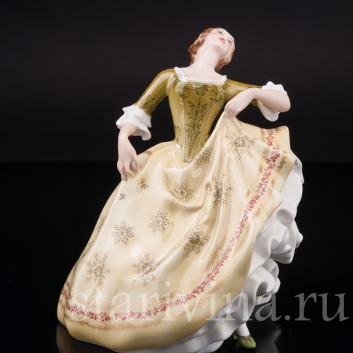 Фарфоровая статуэтка Дама на балу, Rosenthal, Германия, 1970 гг.
