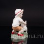 Фарфоровая статуэтка Снежок, мальчик с кошкой, Royal Worcester, Великобритания, вт. пол. 20 века.