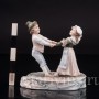Фарфоровая фигурка Танцующие дети, миниатюра, Karl Ens, Германия, нач. 20 в.