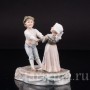 Фарфоровая фигурка Танцующие дети, миниатюра, Karl Ens, Германия, нач. 20 в.