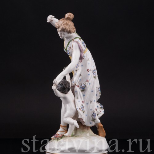 Фарфоровая статуэтка Мать и дитя, Volkstedt, Германия, кон. 19 в.