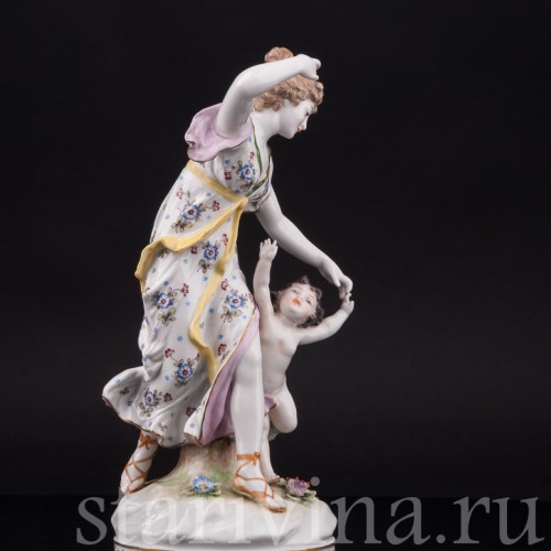 Фарфоровая статуэтка Мать и дитя, Volkstedt, Германия, кон. 19 в.