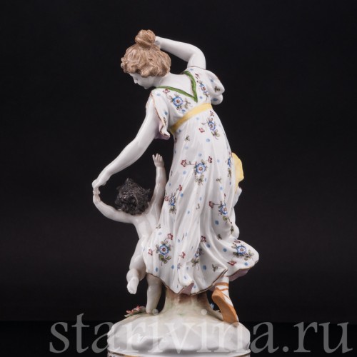 Фарфоровая статуэтка Мать и дитя, Volkstedt, Германия, кон. 19 в.