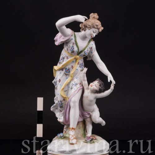 Фарфоровая статуэтка Мать и дитя, Volkstedt, Германия, кон. 19 в.