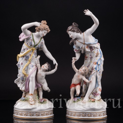 Фарфоровая статуэтка Мать и дитя, Volkstedt, Германия, кон. 19 в.