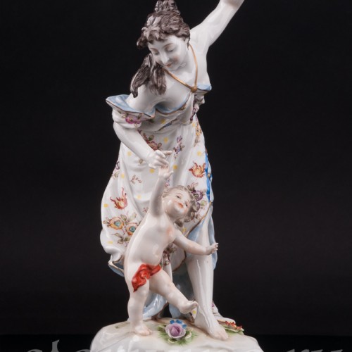 Фарфоровая статуэтка Мать и дитя, Volkstedt, Германия, кон. 19 в.