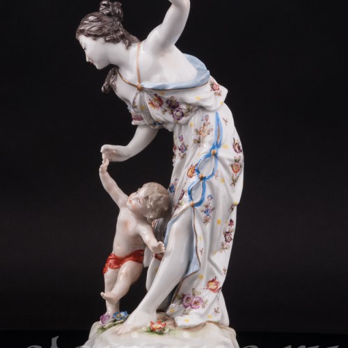 Фарфоровая статуэтка Мать и дитя, Volkstedt, Германия, кон. 19 в.