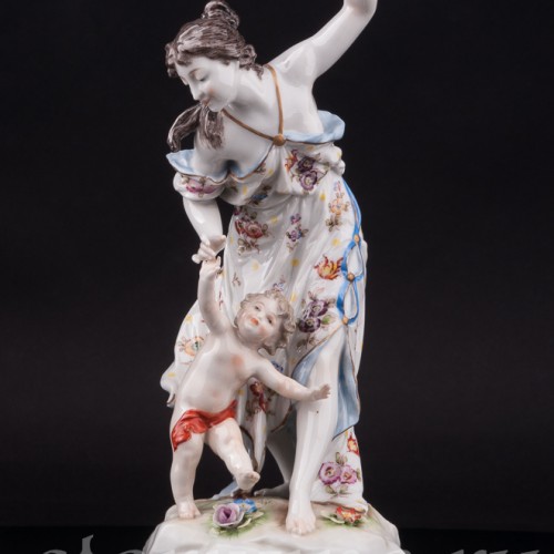 Фарфоровая статуэтка Мать и дитя, Volkstedt, Германия, кон. 19 в.