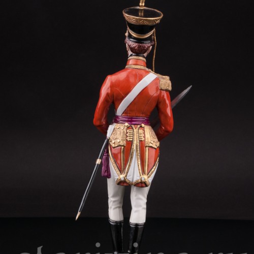 Фарфоровая статуэтка Офицер королевской гвардии, 1822 г, Sitzendorf, Германия, вт. пол. 20 в.