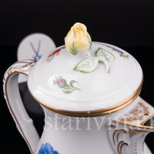 Фарфоровый Чайник, Meissen, Германия, вт. пол. 20 в.