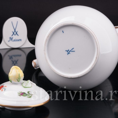 Фарфоровый Чайник, Meissen, Германия, вт. пол. 20 в.