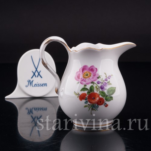 Фарфоровый Сливочник, Meissen, Германия, вт. пол. 20 века.