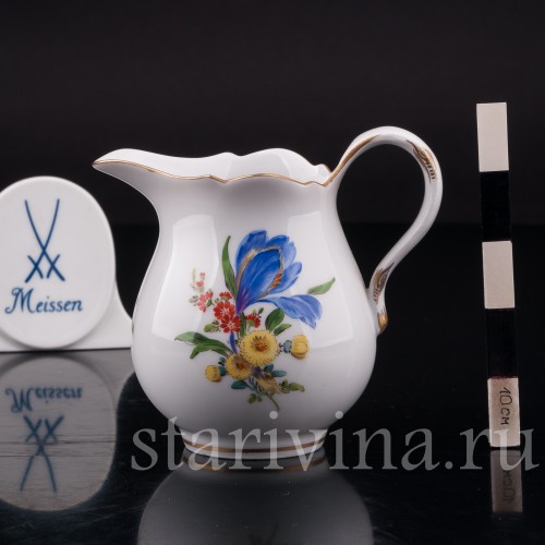 Фарфоровый Сливочник, Meissen, Германия, вт. пол. 20 века.