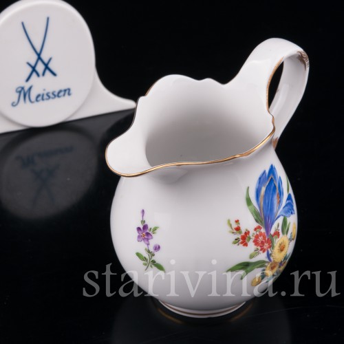 Фарфоровый Сливочник, Meissen, Германия, вт. пол. 20 века.
