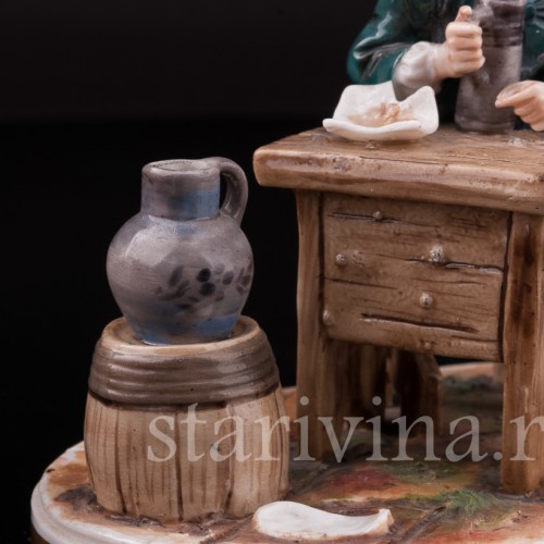 Фарфоровая композиция В таверне, Дрезден, Германия, нач. 20 в.