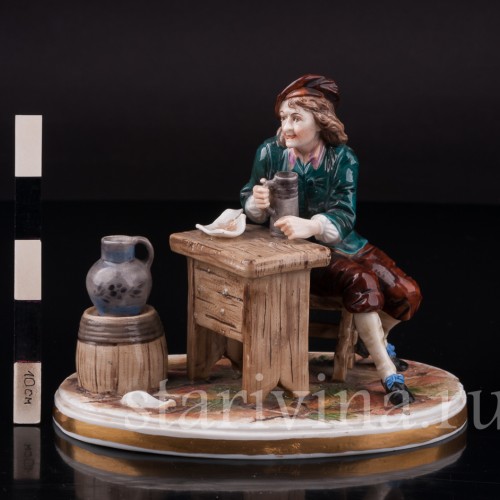 Фарфоровая композиция В таверне, Дрезден, Германия, нач. 20 в.