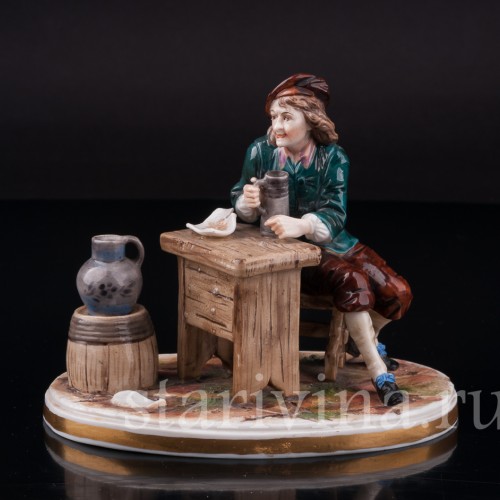 Фарфоровая композиция В таверне, Дрезден, Германия, нач. 20 в.