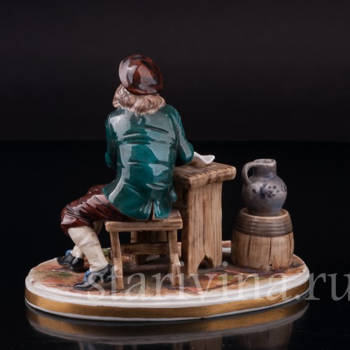 Фарфоровая композиция В таверне, Дрезден, Германия, нач. 20 в.