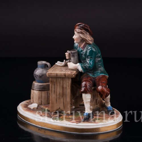 Фарфоровая композиция В таверне, Дрезден, Германия, нач. 20 в.