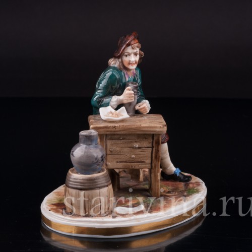 Фарфоровая композиция В таверне, Дрезден, Германия, нач. 20 в.