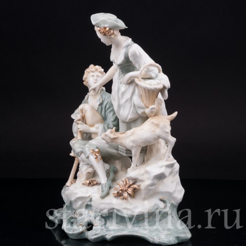 Фарфоровая статуэтка Пастушки, Karl Ens, Германия, 1900 гг.