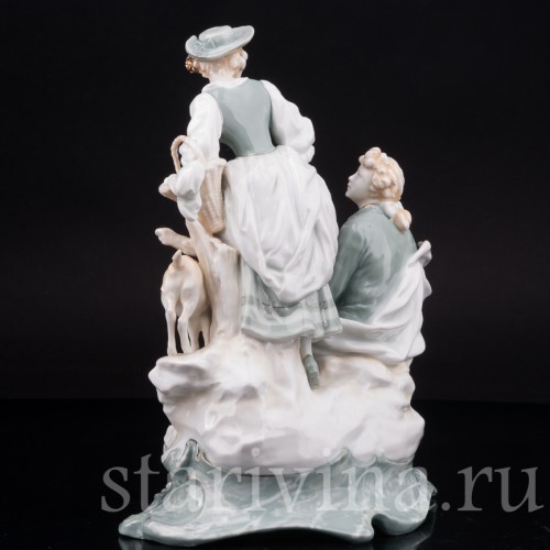 Фарфоровая статуэтка Пастушки, Karl Ens, Германия, 1900 гг.