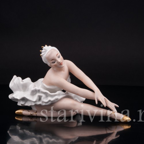 Фигурка из фарфора Балерина Лебедь Wallendorf, Германия, сер. 20 в.