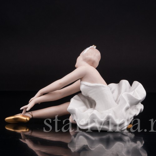 Фигурка из фарфора Балерина Лебедь Wallendorf, Германия, сер. 20 в.