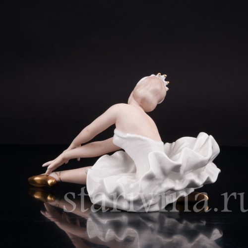 Фигурка из фарфора Балерина Лебедь Wallendorf, Германия, сер. 20 в.