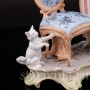 Фарфоровая статуэтка Горничная с кошкой, Volkstedt, Германия, кон. 19 в.