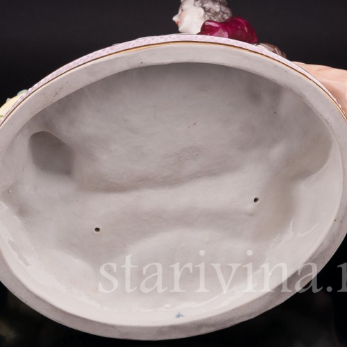 Фарфоровая композиция Пасторальная композиция, Volkstedt, Германия, до 1935 г.