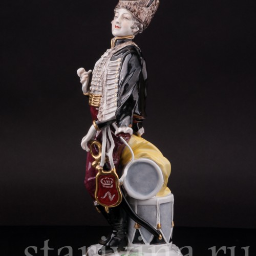 Фарфоровая статуэтка Гусар, Volkstedt, Германия, после 1935 г.