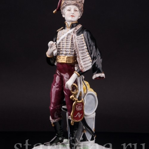 Фарфоровая статуэтка Гусар, Volkstedt, Германия, после 1935 г.