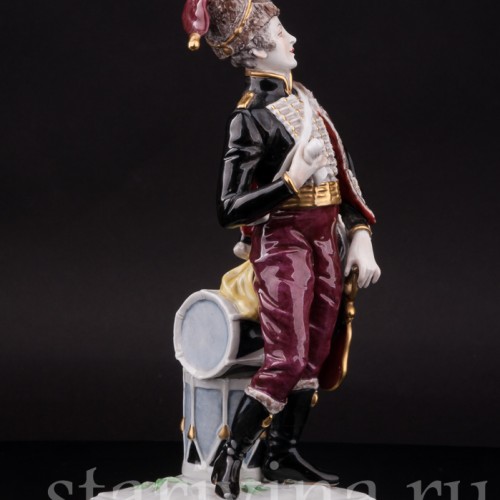 Фарфоровая статуэтка Гусар, Volkstedt, Германия, после 1935 г.