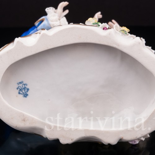 Статуэтка из фарфора Пара в танце, кружевная, Volkstedt, Германия, после 1935 г.