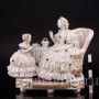 Фарфоровая статуэтка Чашечка чаю, кружевная, Dressel, Kister & Co, Германия, нач. 20 в.