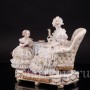 Фарфоровая статуэтка Чашечка чаю, кружевная, Dressel, Kister & Co, Германия, нач. 20 в.