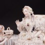 Фарфоровая статуэтка Чашечка чаю, кружевная, Dressel, Kister & Co, Германия, нач. 20 в.