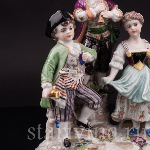 Фарфоровая композиция Аллегория осени, Volkstedt, Германия, кон. 19 в.