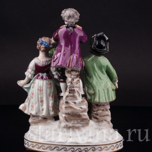 Фарфоровая композиция Аллегория осени, Volkstedt, Германия, кон. 19 в.