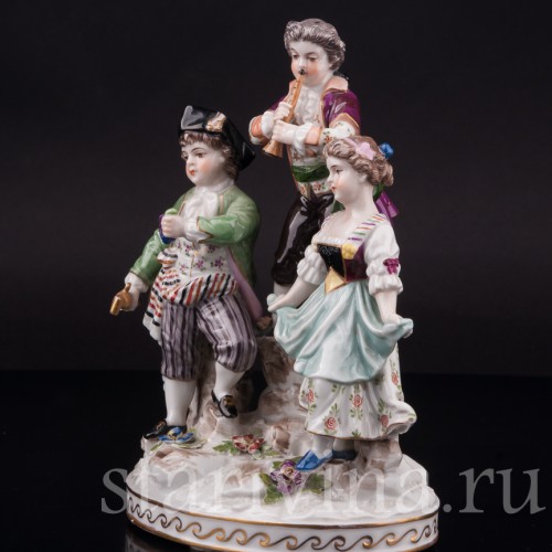 Фарфоровая композиция Аллегория осени, Volkstedt, Германия, кон. 19 в.