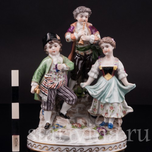 Фарфоровая композиция Аллегория осени, Volkstedt, Германия, кон. 19 в.