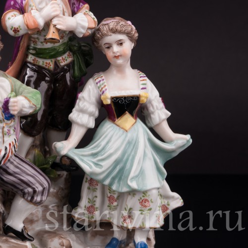 Фарфоровая композиция Аллегория осени, Volkstedt, Германия, кон. 19 в.