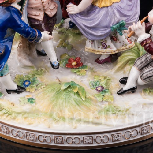 Фарфоровая композиция Играющие дети, Volkstedt, Германия, кон. 19 - нач. 20 вв.