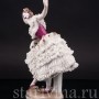 Фарфоровая статуэтка балерины Фанни Эльслер, кружевная, Volkstedt, Германия, до 1935 г.