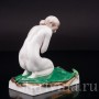 Фарфоровая статуэтка Девушка и лягушка, Galluba & Hofmann, Германия, 1905-1937 гг.