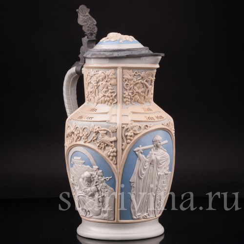 Уцененный пивной кувшин Германия, 3,2 л, Villeroy & Boch, Германия, кон. 19 - нач. 20 вв.