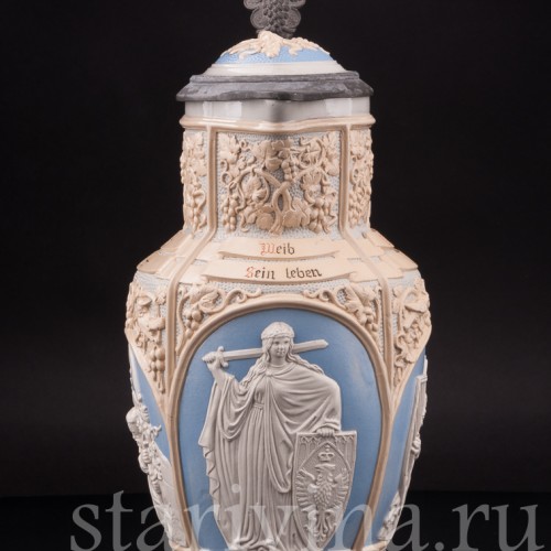 Уцененный пивной кувшин Германия, 3,2 л, Villeroy & Boch, Германия, кон. 19 - нач. 20 вв.