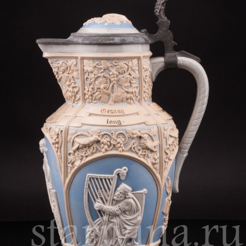 Уцененный пивной кувшин Германия, 3,2 л, Villeroy & Boch, Германия, кон. 19 - нач. 20 вв.