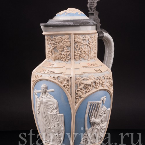 Уцененный пивной кувшин Германия, 3,2 л, Villeroy & Boch, Германия, кон. 19 - нач. 20 вв.